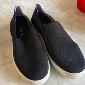 Rothy’s - the original slip on sneaker black, worn only a few times. Size 10.5